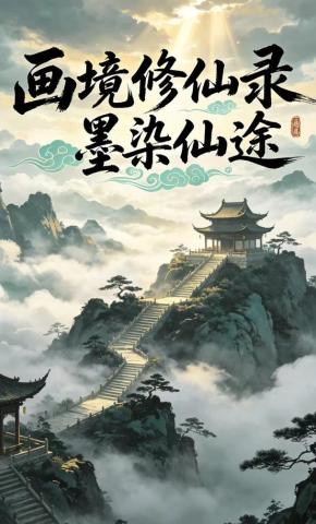 短剧《画境修仙录墨染仙途》海报