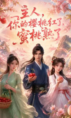 短剧《主人，你的樱桃红了，蜜桃熟了》海报