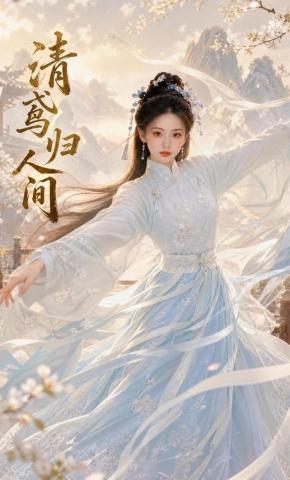 短剧《清鸢归人间》海报