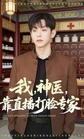 短剧《我，神医，靠直播打脸专家》海报