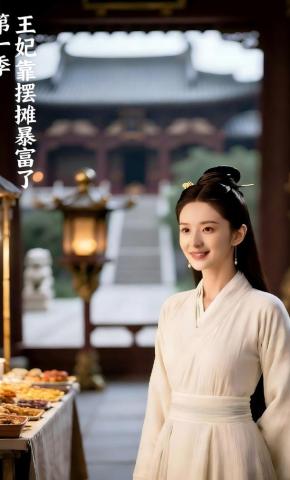 短剧《王妃靠摆摊暴富了（第一季）》海报