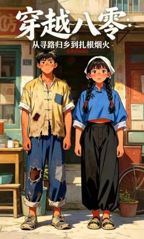 短剧《穿越八零：从寻路归乡到扎根烟火》海报