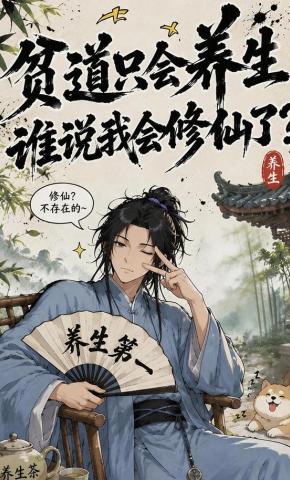 短剧《贫道只会养生，谁说我会修仙了？》海报