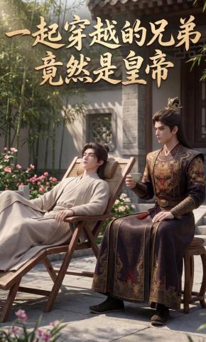 短剧《一起穿越的兄弟竟然是皇帝》海报
