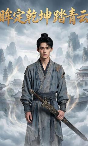 短剧《眸定乾坤踏青云》海报