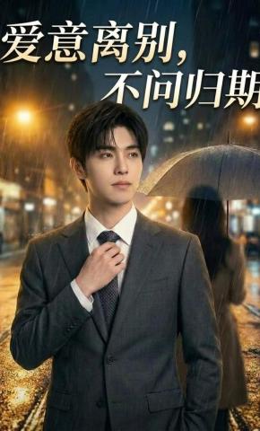 短剧《爱意离别，不问归期》海报