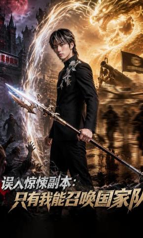 短剧《误入惊悚副本：只有我能召唤国家队！》海报