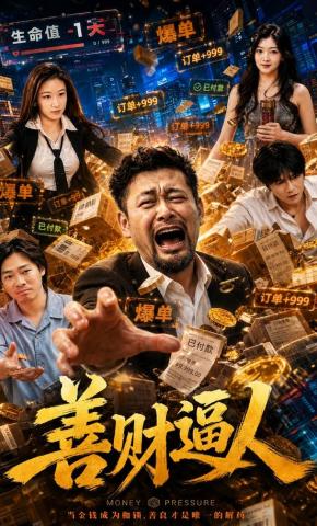 短剧《善财逼人》海报