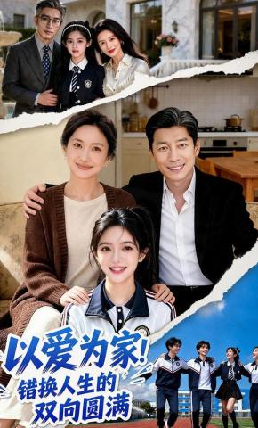 短剧《以爱为家！错换人生的双向圆满》海报
