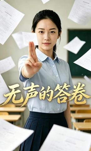 短剧《无声的答卷》海报