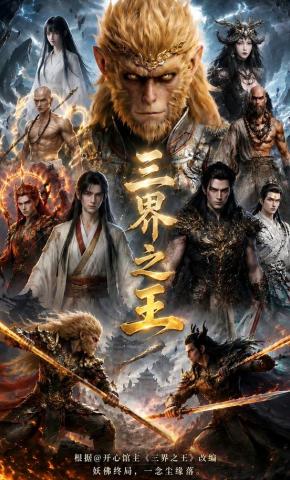 短剧《三界之王》海报