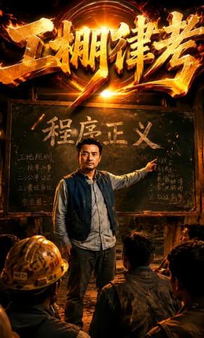 短剧《工棚律考》海报