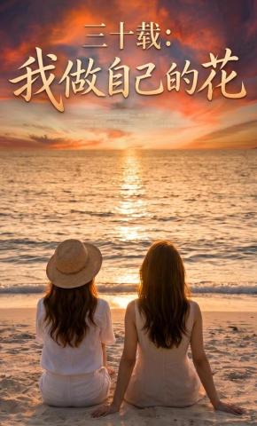 短剧《三十载：我做自己的花》海报