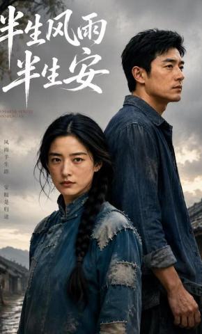 短剧《半生风雨半生安》海报