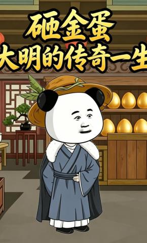 短剧《砸金蛋：大明的传奇一生》海报