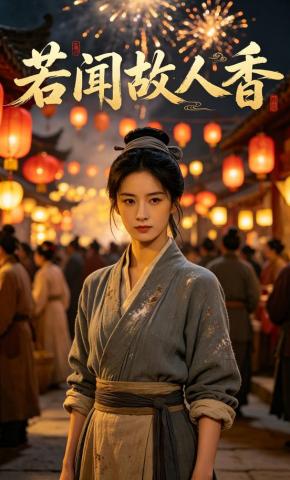 短剧《若闻故人香》海报