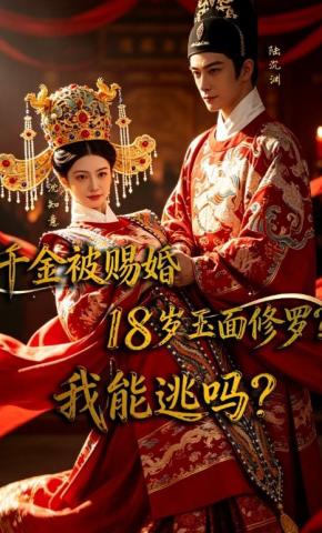 短剧《千金被赐婚18岁玉面修罗？我能逃吗？》海报