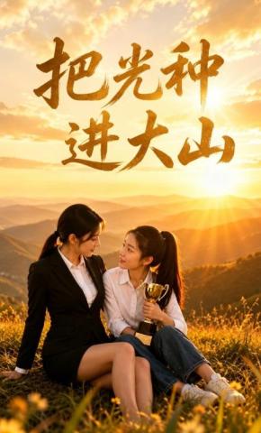 短剧《把光种进大山》海报