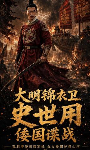 短剧《大明锦衣卫：史世用倭国谍战》海报