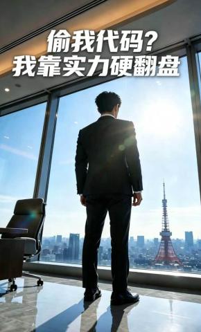 短剧《偷我代码？我靠实力硬翻盘》海报