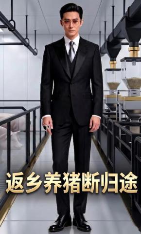短剧《返乡养猪断归途》海报