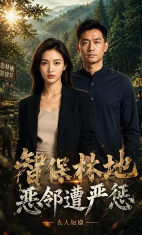 短剧《智保林地恶邻遭严惩》海报