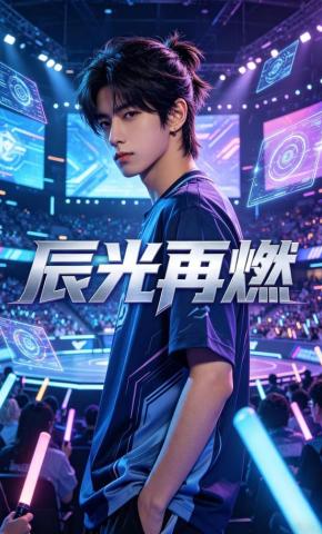 短剧《辰光再燃》海报