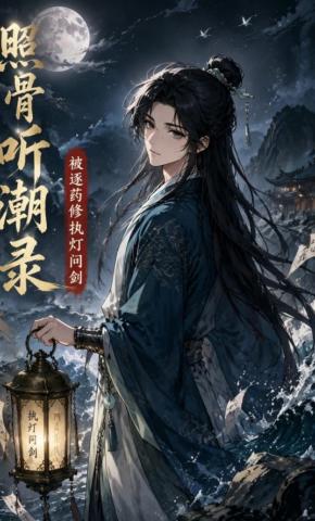 短剧《照骨听潮录被逐药修执灯问剑》海报