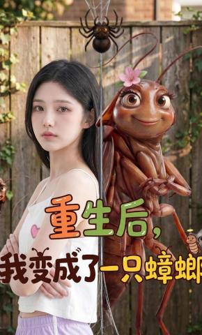 短剧《重生后，我变成了一只蟑螂》海报