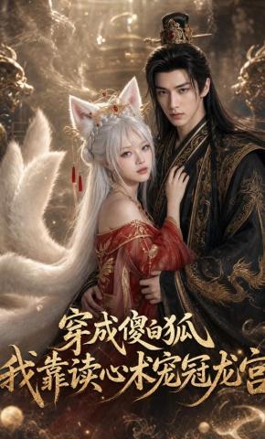 短剧《穿成傻白狐，我靠读心术宠冠龙宫》海报