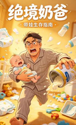 短剧《绝境奶爸》海报