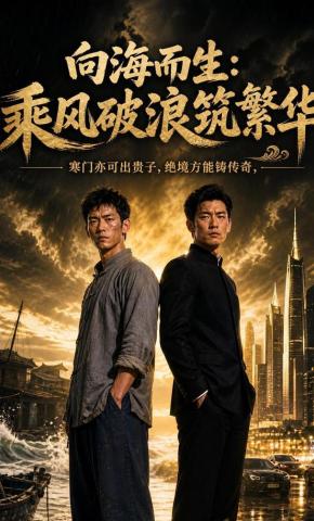 短剧《向海而生：乘风破浪筑繁华》海报
