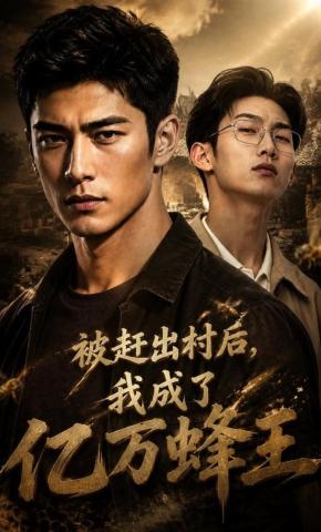 短剧《被赶出村后，我成了亿万蜂王》海报