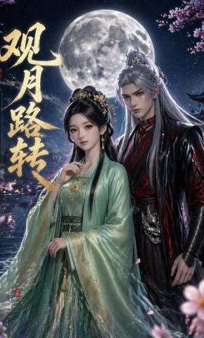 短剧《观月路转》海报