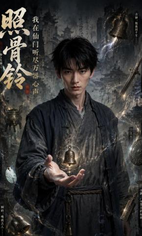 短剧《照骨铃：我在仙门听尽万器心声》海报