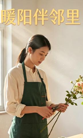 短剧《暖阳伴邻里》海报