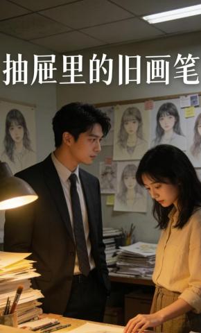 短剧《抽屉里的旧画笔》海报