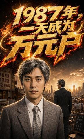 短剧《1987年，一天成为万元户》海报