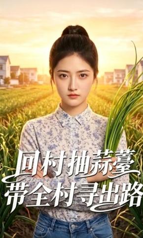 短剧《回村抽蒜薹，带全村求出路》海报