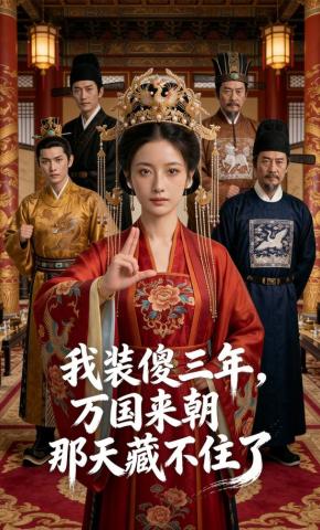 短剧《我装傻三年，万国来朝那天藏不住了》海报
