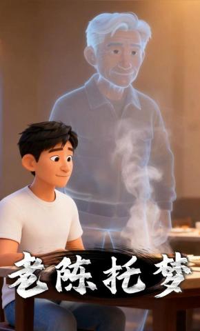 短剧《老陈托梦》海报