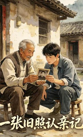 短剧《一张旧照认亲记》海报
