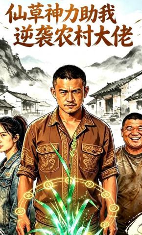 短剧《仙草神力助我逆袭农村大佬》海报