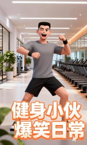 短剧《健身小伙爆笑日常10》海报