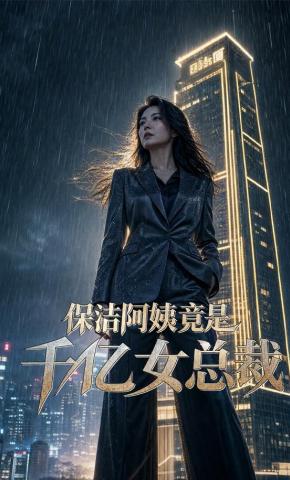 短剧《保洁阿姨竟是千亿女总裁》海报