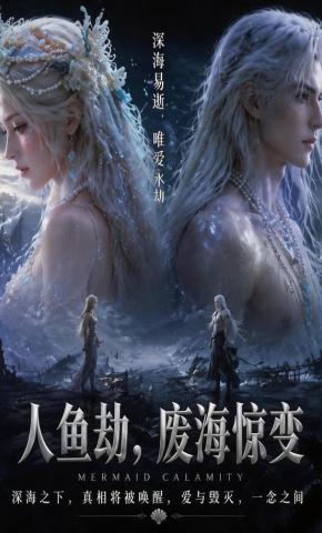 短剧《人鱼劫，废海惊变》海报