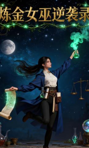 短剧《炼金女巫逆袭录》海报