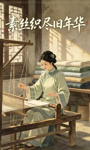 短剧《素丝织尽旧年华》海报