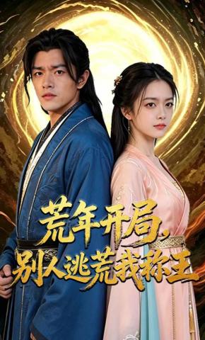 短剧《荒年开局，别人逃荒我称王》海报