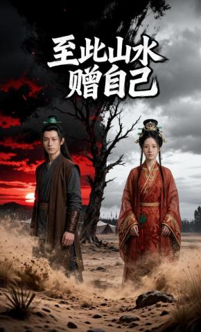 短剧《至此山水赠自己》海报